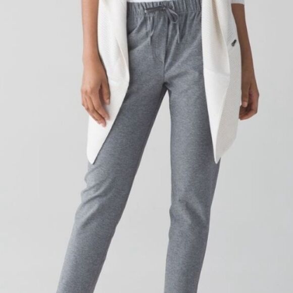 Lululemon grey Slim Heathered Slate Pants sweatpants - Picture 3 of 12